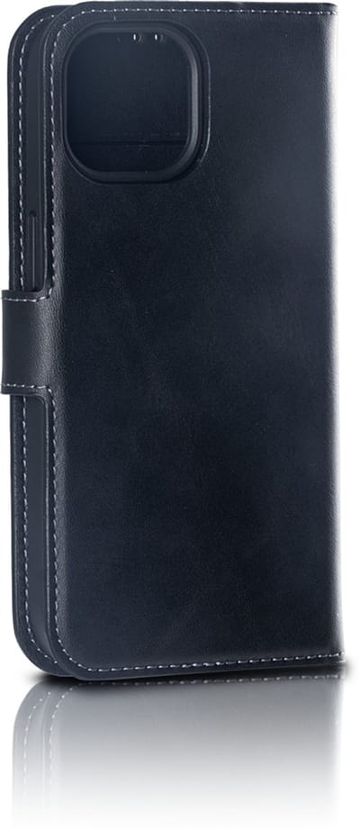Rixus For iPhone 15 Plus Duo Magnetic Detachable Wallet Black