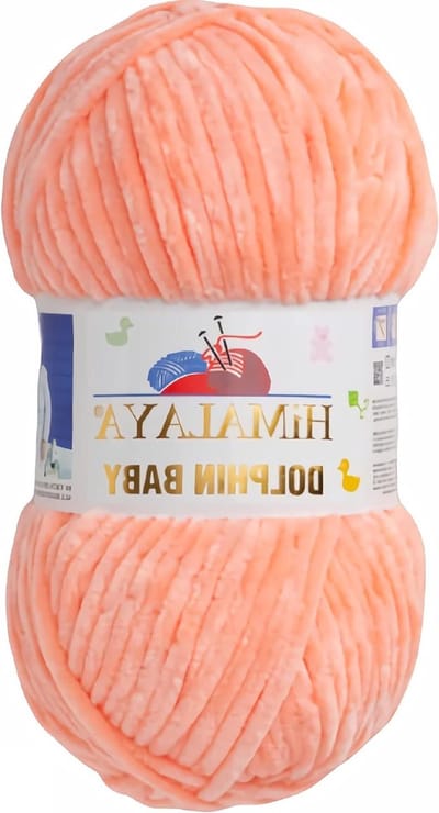 Babywol Garen - Breiwol Haken - Creatief Hobby - Zeer dik garen - 120 Meter - Abrikoos