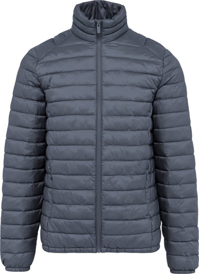 Gerecyclede Outdoorjas 'Light Padded' merk Native Spirit Mineral Grey - 3XL