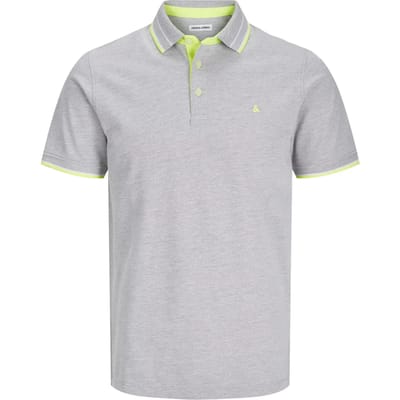Jack & Jones poloshirt korte mouw grijs