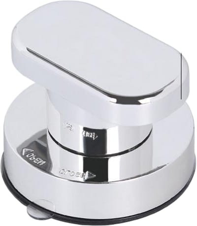 Kleine glazen deur en raamgreep - Badkamerschuifdeur - Kast - Handvat zonder gaten - Koelkastgreep - Douchegreep-5*6.2cm - Zilver
