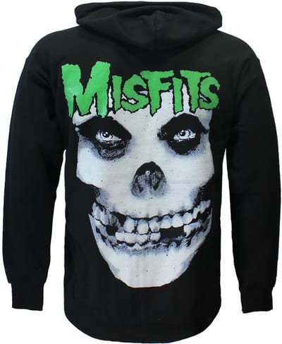 Misfits Jarek Skull Zipper Hoodie Vest - Officiële Merchandise - XXL
