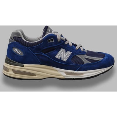 New Balance Unisex Made In Uk 991v2 Limoges Size: 42.5 | Running Outlet | Unisex | Blauw