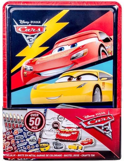 Slammer knutselset in 3D blik Disney Cars 3 rood 23-delig
