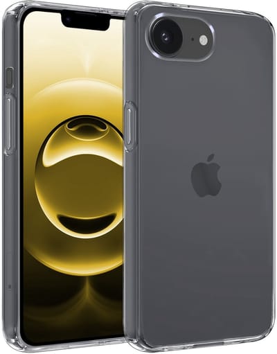 Hoesje - Geschikt voor Apple iPhone 16e - Sterk & Shockproof - Hoes Cover - Siliconen Case - Telefoonhoesjes - Transparant