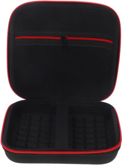 Shockproof Zipper Case voor Externe DVD-speler, Data Kabels en Powerbank Opslag, Ideaal voor Reizen en Organisatie