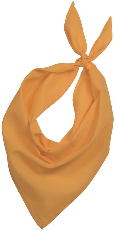 Kariban Gele bandana zakdoek - 80% polyester, 20% katoen - 83 x 62 x 62 cm