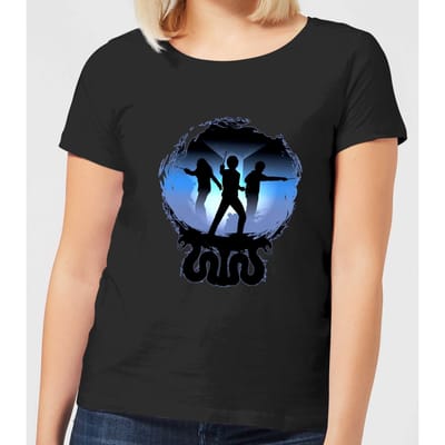 Harry Potter Silhouet Attack dames t-shirt - Zwart - 3XL