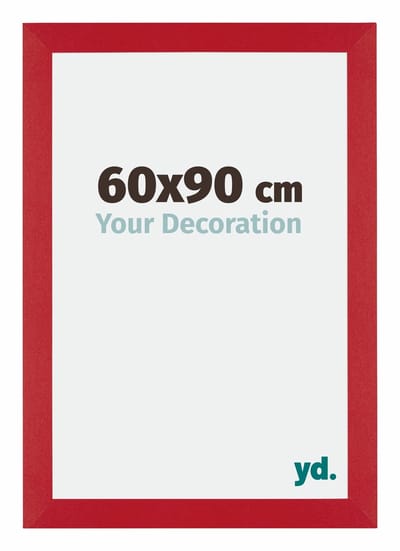 Your Decoration - Puzzellijst 60x90 cm - Rood - Puzzellijst 1500-2000 stukjes - MDF Fotolijst - Mura