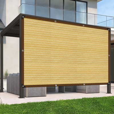Dailygoods- Schaduwnet 90% schaduwgraad - Schaduwnet met oogjes - Versterkt hoekdesign - Duurzaam polyethyleen - Geschikt voor pergola's - Maximaal luchtcirculatie - Zonweringsnet