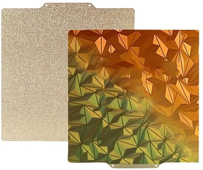Dailygoods- Bouwplaat Dubbelzijdig 220 x 220 mm - PEI Spray / PEO Kameleon - Flexibele Plaat - Sterke Hechting - Geschikt voor 3D-printer - 3D-printerplaat