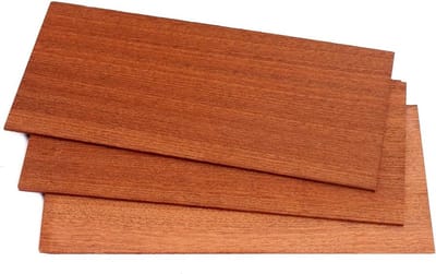 Vervangende gelaagd houten kopplaat voor gitaar van Sapele, 3-delige set, duurzaam en stijlvol