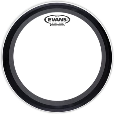 Evans EMAD Clear 16", TT16EMAD, basDrum Batter, Tom Hoop - Bass drumvel