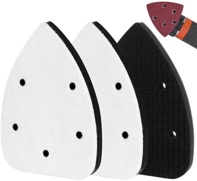 Schuurschijven Schuimrubber - Schuurspons Pads - Precisie Schuren - Flexibele Ondersteuning - 140x90mm 3 Stuks