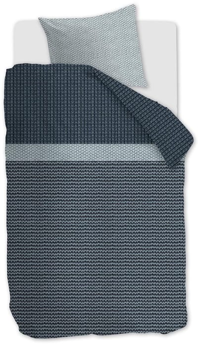 Beddinghouse River dekbedovertrek - Eenpersoons - 140x200/220 cm - Blauw