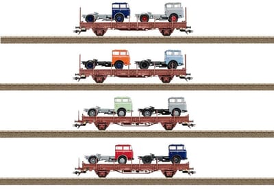 TRIX H0 T24190 Goederenwagen DC