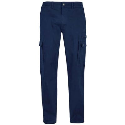 SOLS Heren Docker Stretch Cargo Broek (Marine)