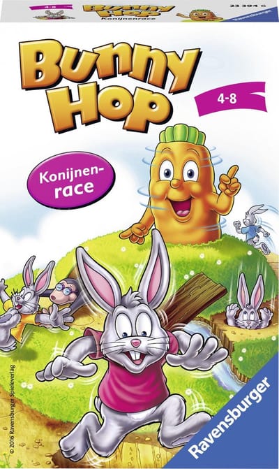Ravensburger Bunny Hop Konijnenrace - pocketspel