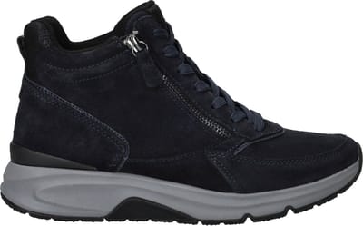 Gabor Rollingsoft Veterboots - Dames - Blauw - Maat:38
