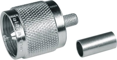 Telegärtner J01040A0006 J01040A0006 UHF-connector Stekker, recht 50 Ω 1 stuk(s)