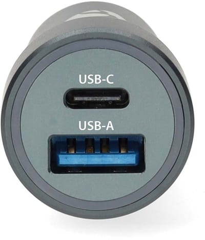 Nedis Autolader - 38 W - 1.5 / 1.67 / 2.0 / 2.22 / 3.0 A - Outputs: 2 - Poorttype: USB-A / USB-C - Automatische Voltage Selectie