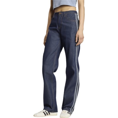 Adidas Firebird Broeken Dames - Blauw - Maat 30 - Katoen Jersey