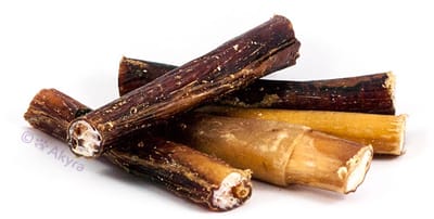 Akyra Bullepees 12 cm - 5 stuks - Natuurlijk gedroogde hondensnack - Runderstengel