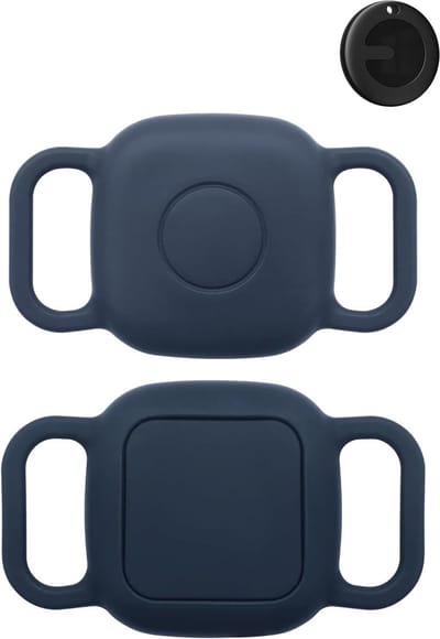 Beschermhoezen Tracker - Anti-verlies Hoesjes - Tracker Beveiligen - Waterdicht Anti-val - Set van 2 - Donkerblauw