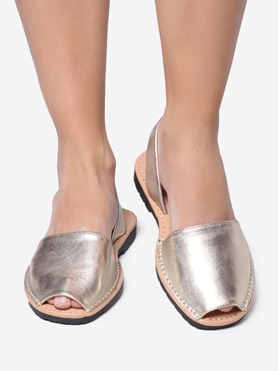MAO-P | Klassieke Menorquina leren sandalen voor dames - HARNESS, maat 36