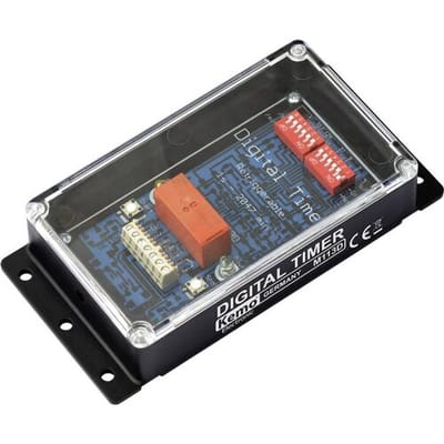 Kemo M113D Tijdschakelaar digitaal Kant-en-klaar 12 V/DC