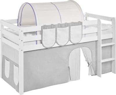 Tunnel Lila Beige voor halfhoogslaper