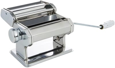 Livarno Home Pastamachine - Bediening Handmatig - Afmetingen: 21 x 20 x 15,5 cm - Met 3 verschillende rollen voor spaghetti, fettuccine en lasagne