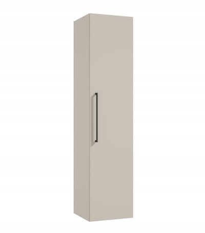 Deftrans Serie - Badkamerkast - Kasjmir - Zwart handvat - 140x33 cm