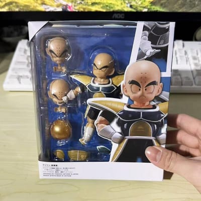 Figurines Anime Dragon Ball Z Enfant Krilin Figurine d'Action PVC Mobile Namek DBZ Combats Krilin SHF Modèle de Collection Jouets Cadeaux