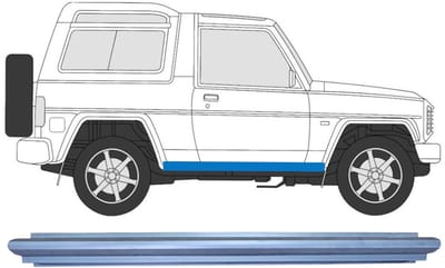 Reparatie dorpel voor Daihatsu Feroza Rocky Fourtrak 1993-2001 / Links = Rechts