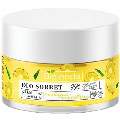 Bielenda Eco Sorbet Pineapple Face Cream Moisturizing And Brightening 50 ml