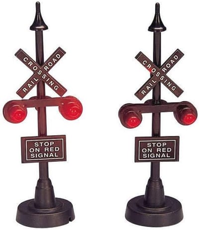 Treinstation Stoplicht Set van 2 - Verlichting Accessoires voor Modelsporen