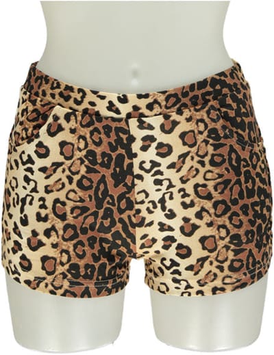 Apollo - Hotpants dames - Leopard design - Maat L/XL - Hotpants - Feestkleding - Hotpants met print - Carnavalskleding
