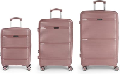 Gabol Akane 4 Roll Suitcase Set 3st. - Harde bagage - TSA slot - rosa
