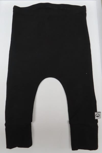 Wooden basics - Broek - Unie - Zwart - Effen - 3 maand / 6 maand 62/68