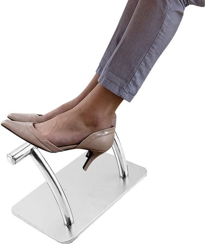 Dailygoods- Voetsteun Modern Ontwerp - Roestvrij Staal - Kappersvoetsteun - Salonvoetsteun - Handgemaakt - Eenvoudig te Monteren