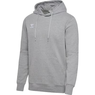 Hummel Herren Hoodie met Kangoeroezak en Logo-borduursel.