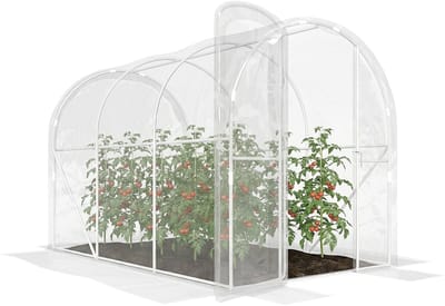 Outsunny Tunnelkas - Polyethyleen - 300x200x195cm - Transparant