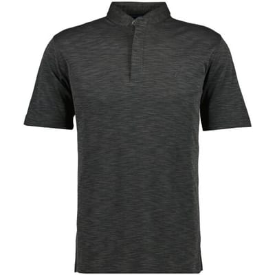 Ragman Polo Soft Knit Flame Design Stand Up Collar Leisteen / male