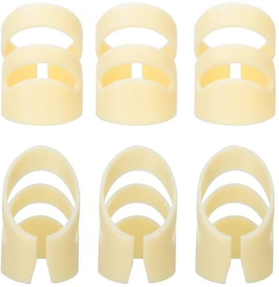 Dailygoods - Gitaar Finger Picks - 6 Stuks - Verbeter Geluidskwaliteit - Universeel - Handig in Gebruik - Geschikt voor Gitaarspelers