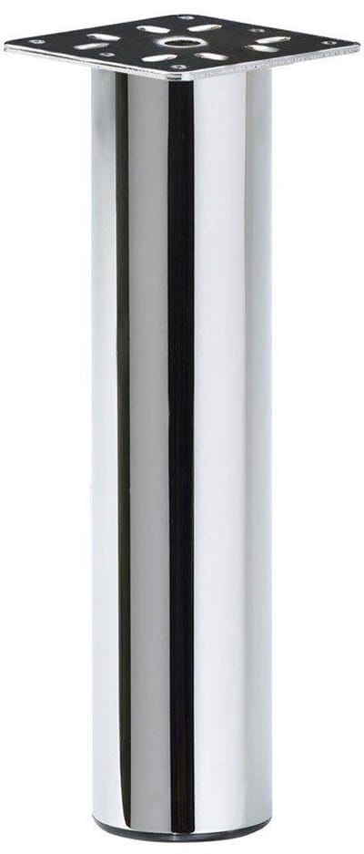 FLE - Stalen meubelpoot chroom rond ø 5 cm en hoogte 20 cm