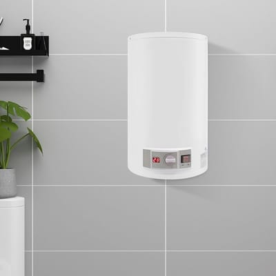 Elektrische Boiler - Boiler met Douche - Warm Water Leveren - Snelle Opwarming - 35 liter - Wit