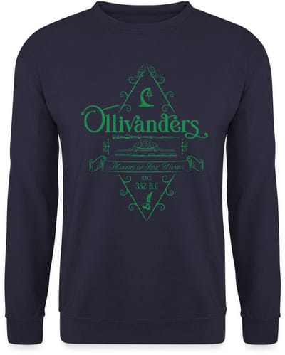 Harry Potter Olivanders Winkel Groen Logo Sweater Heren