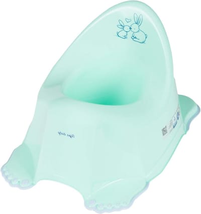 Kinderpotje - Potjestraining toilet - Zindelijk worden - Antislip en veilig - Haasjes groen