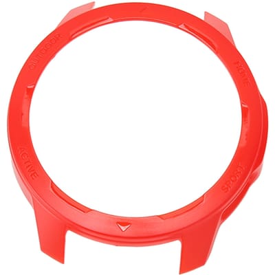 Smartwatch TPU Bumper Case Krasbestendige Beschermhoes Accessoire Geschikt voor Mi Watch Color 2 rood